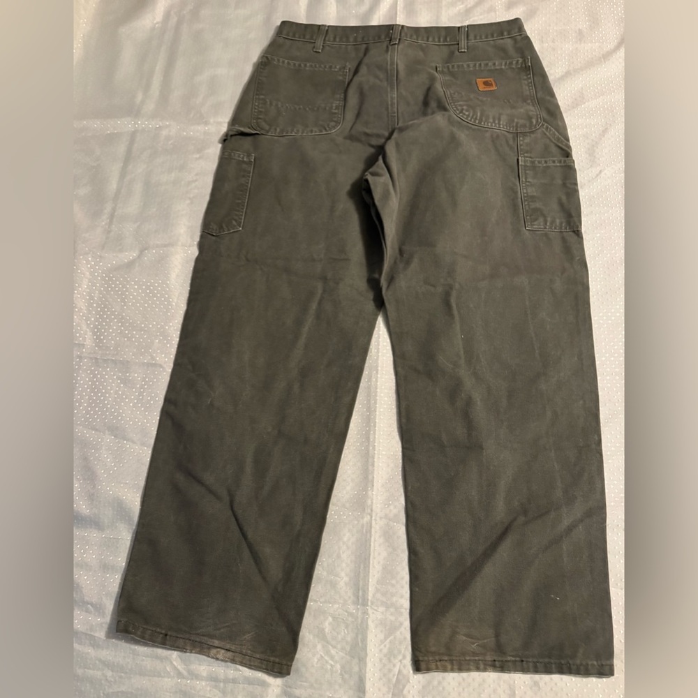 Carhartt B11-MOS 38x31 Green carpenter pants - Picture 3 of 9